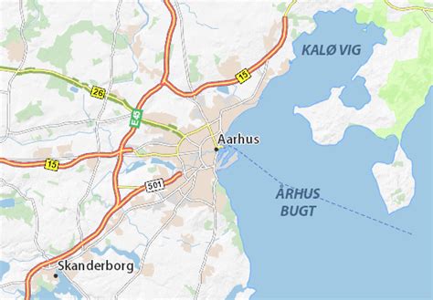 MICHELIN Aarhus map - ViaMichelin