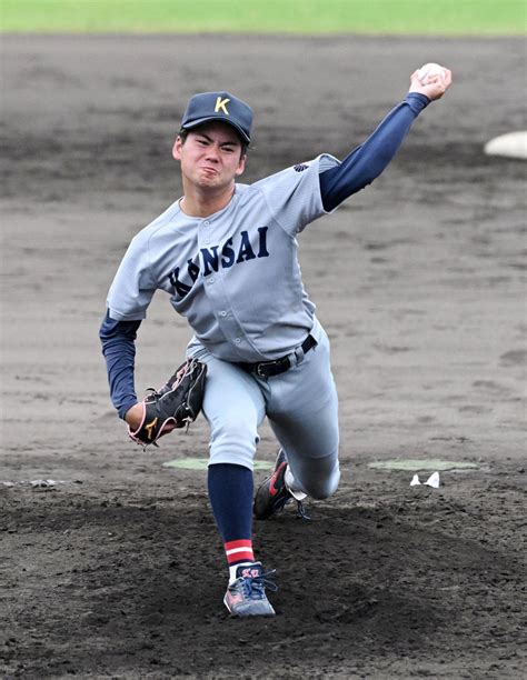 ドラフト1位候補の関大・金丸夢斗が大学ラスト登板 3者凡退で72イニング連続自責点0 アマ野球写真ニュース 日刊スポーツ