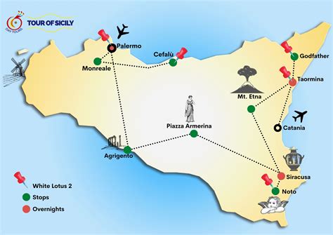 Yula Taormina Sicily Map