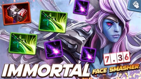 Vengeful Spirit Immortal 736 Face Smasher Dota 2 Pro Gameplay Watch