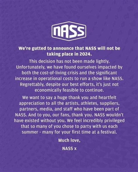 Nass Festival Other Uk Festivals Efestivals