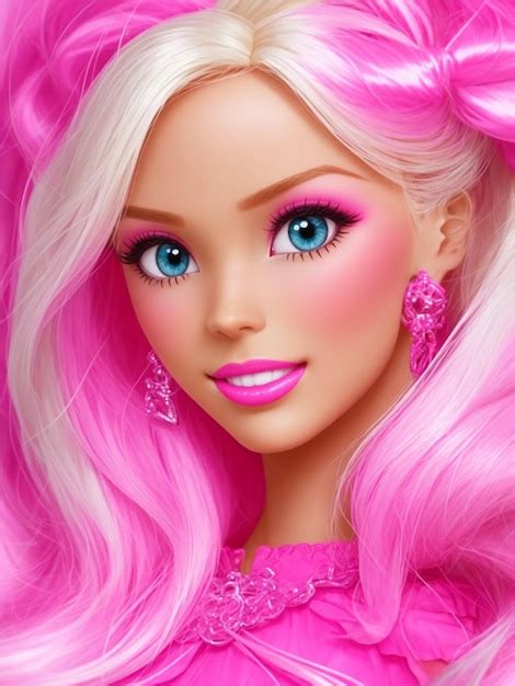 Premium Ai Image Barbie Girl