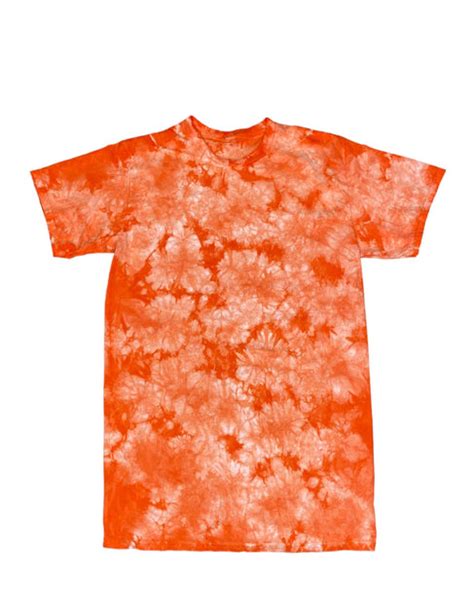 Orange Crystal Wash T Shirt Custom Colors Apparel