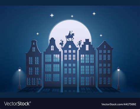 Celebration dutch holidays - sinterklaas Vector Image