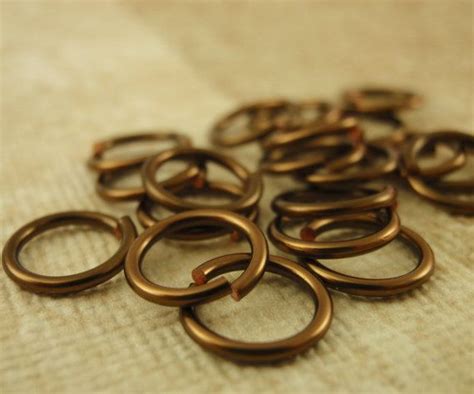 100 Handmade Vintage Bronze Jump Rings 24 22 20 18 16 14 Etsy