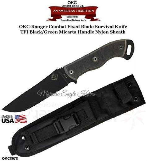 Ontario Knife Company Okc8678 Okc Ranger Combat Fixed Plade Survival