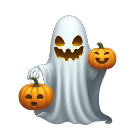 The Ghost Holding An Apple Ai Emoji Generator