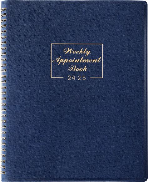 2024 2025 Weekly Appointment Book Appointment Book 2024