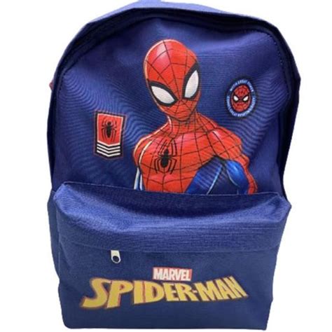 Sac à dos enfant Marvel Spiderman Bleu 40x30x15 cm Bleu Cdiscount