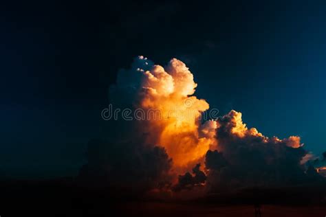 Dramatic Clouds Formation at Sunset Stock Photo - Image of cloud, climate: 259872822