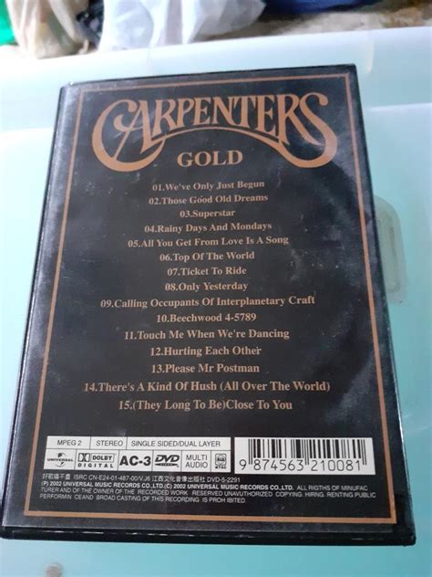 Carpenters Gold Greatest Hits Hobbies Toys Music Media Cds