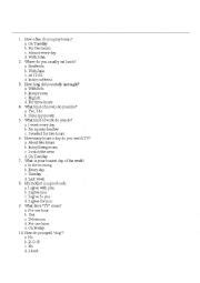 Easy Questions Esl Worksheet By Agesolari