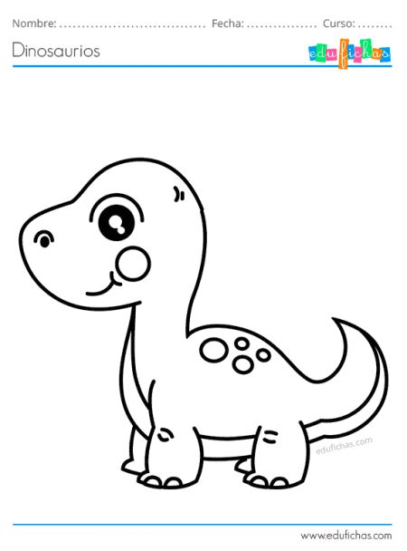 Dinosaurios Para Colorear Libro De Colorear GRATIS Imprimir PDF