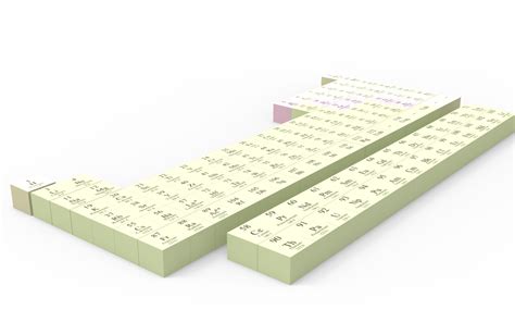 3D Periodic Table - TurboSquid 2139230