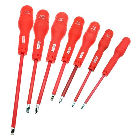 Bqkkwin 7 Piece 1000v Insulated Screwdriver Set Magnetic Tip