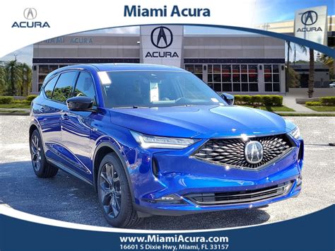 New 2024 Acura MDX SH AWD With A Spec Package Sport Utility In Miami