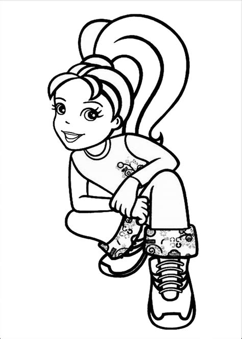 Polly Pocket coloring pages to download and print for free