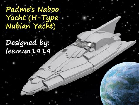 LEGO MOC Padme S Naboo Yacht H Type Nubian Yacht V2 By Leeman1919