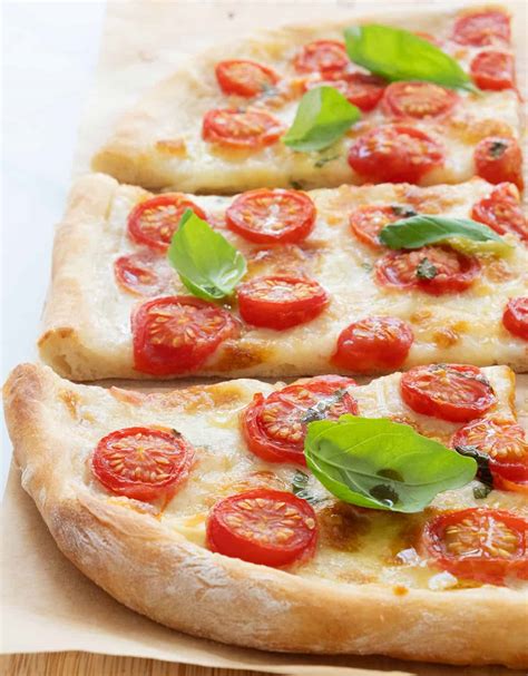 Easy Fresh Tomato Pizza No Knead The Clever Meal