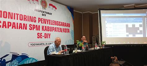 Monitoring Penyelenggaraan Capaian SPM Kabupaten Kota Se DIY