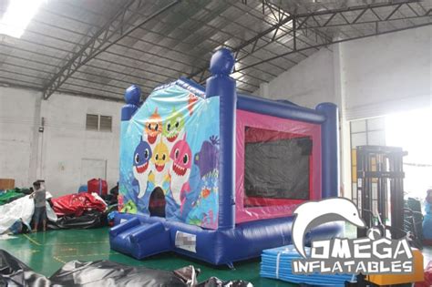 Omega Inflatables Factory Shark Themed Bounce House