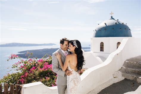 Paul Nassif & Brittany Pattakos Santorini Wedding | Greece wedding ...