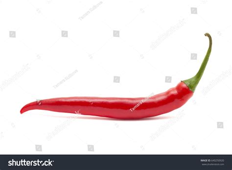Hot Chili Pepper Isolated On White Stock Photo Shutterstock