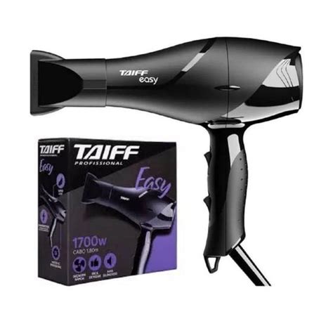 Secador Cabelo Taiff Easy Profissional 1700w Preto 220V Secador De