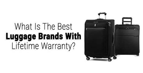 10 Best Luggage Brands With Lifetime Warranty - TRAVELCLOSELY