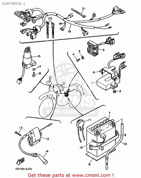 Yamaha Xt600 Electrics Wiring Diagram Wiring Diagram