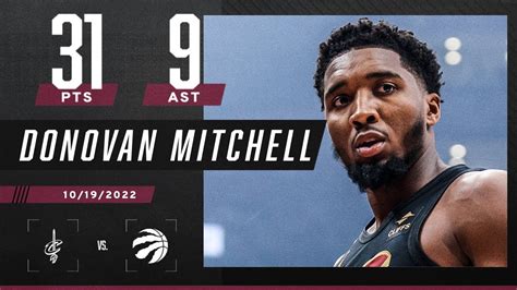 Donovan Mitchell Drops 31 PTS In Cavaliers Debut YouTube