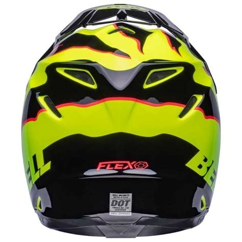 Bell Moto S Flex Claw Motocross Helm Schwarz Grun