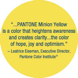 Pantone Minion Yellow - Evic Group