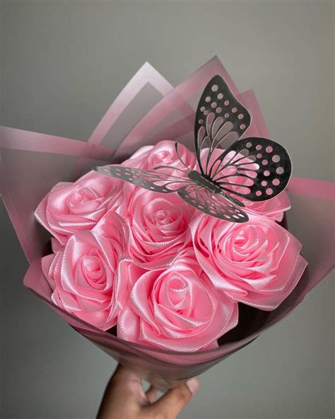 Baby Pink Eternal Rose Bouquet - Etsy