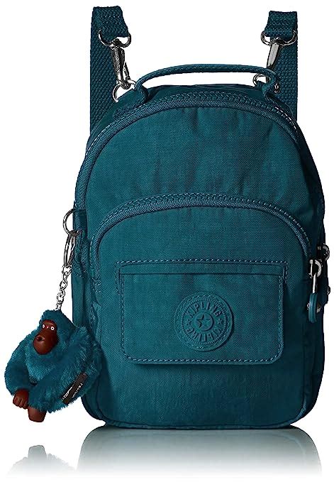 Kipling Alber In Convertible Mini Bag Backpack Gleaming Green