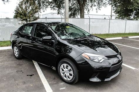 2016 Toyota Corolla Black