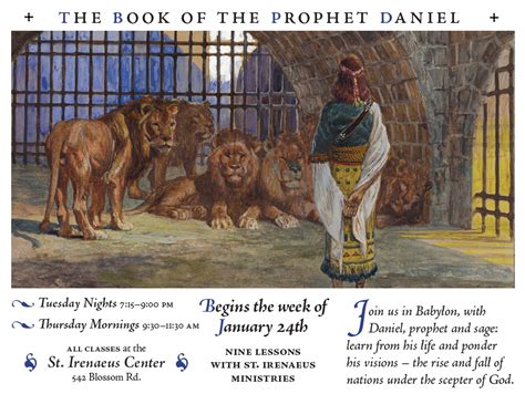 Spring 2023 Bible Study: The Book of Daniel – St. Irenaeus Ministries