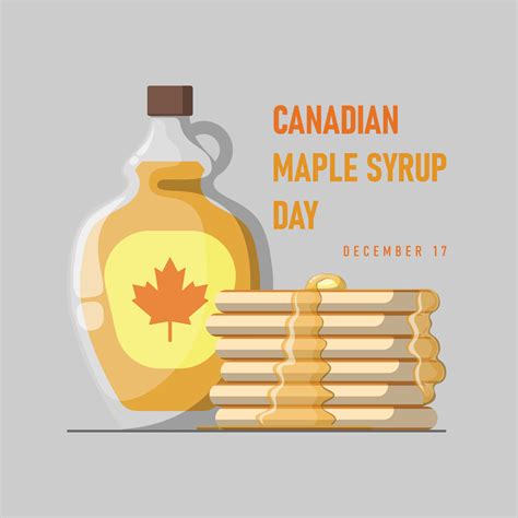 Canadian Maple Syrup Day Background Vector Art At Vecteezy