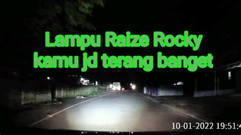 Vlog Test Led Laser Vinyx D Pada Toyota Raize Rocky Part Youtube