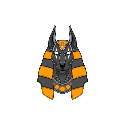 Premium Vector An Illustration Of An Egyptian God Head