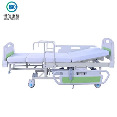 HomeCare Hospital Medical Bed With Toilet Folding Electric Column ICU ...