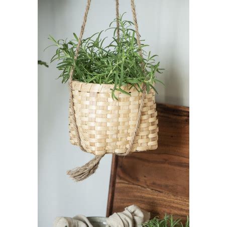 Panier En Copeaux De Bois Avec Ficelle De Jute Cm Ib Laursen