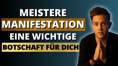 Wenn Du Das Verstehst Wird Manifestation Zum Kinderspiel