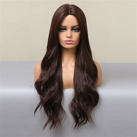 Natural Long Curly Synthetic Wig Artofit