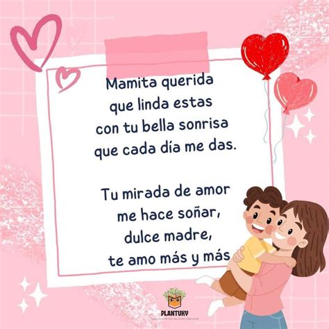 Pin de Melody Rojas en dia de las madres en 2024 Poesia para mamá