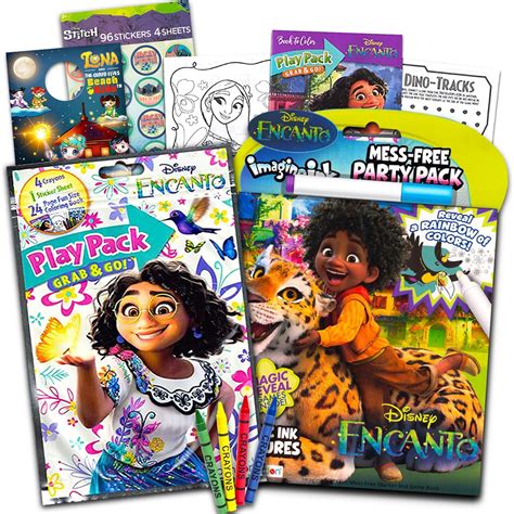 Disney Encanto Coloring Book Set Activity Bundle With Encanto Imagine