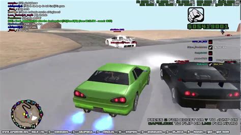 Gta Sa Mp Drift Race Battle Uif Server Youtube