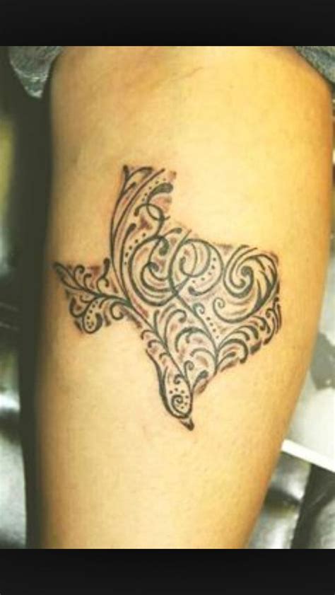 Texas Map Tattoo Designs - 70 Sensational State Of Texas Tattoos | yunahasnipico