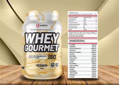 Whey Gourmet G Isolado E Concentrado Underx Parcelamento Sem Juros