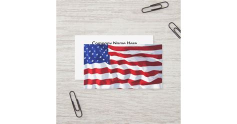 American Flag Business Card Design | Zazzle.ca